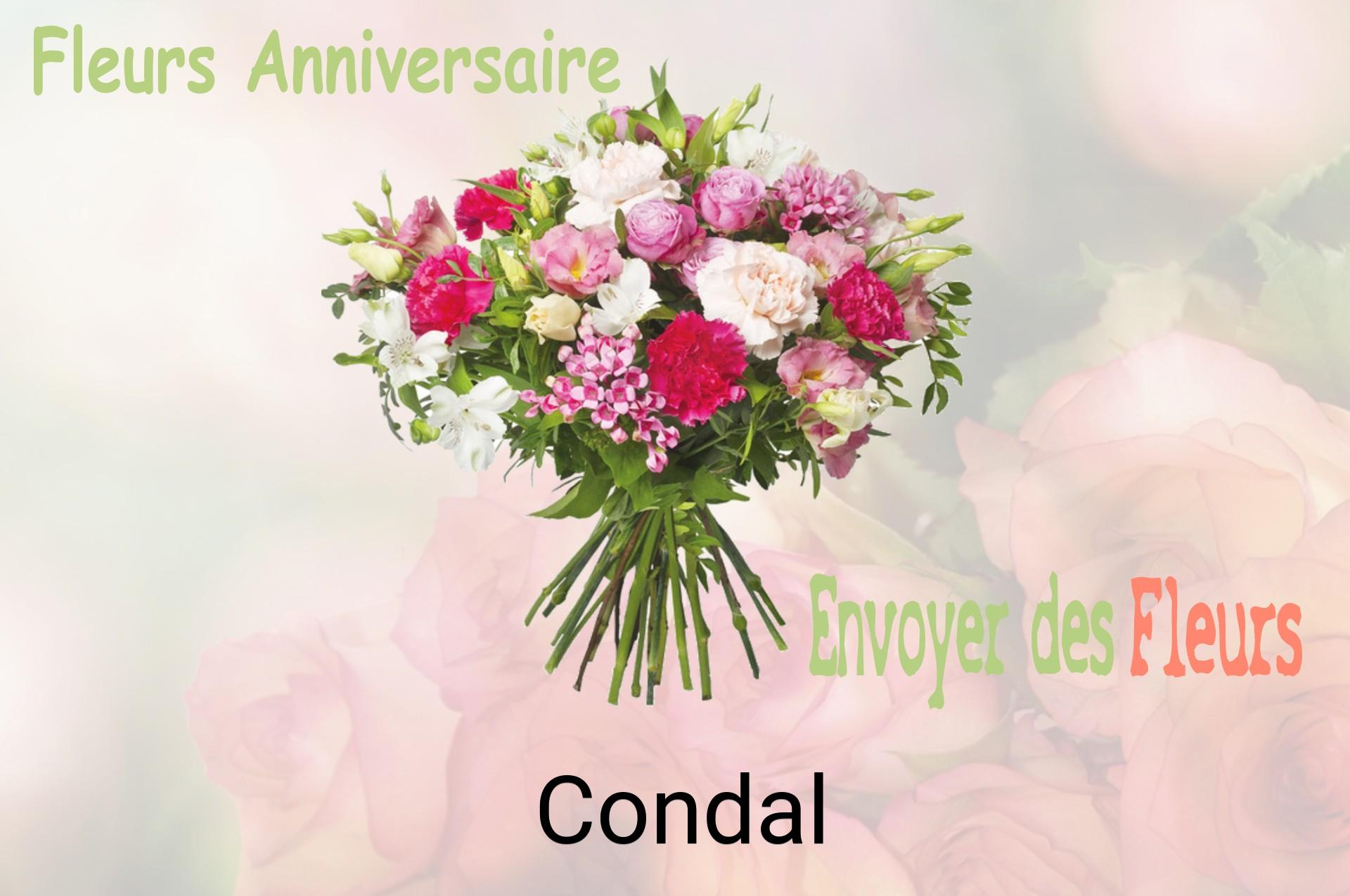 Bouquet de fleurs d’anniversaire livré à Condal